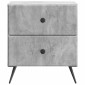 vidaXL Κομοδίνο Γκρι Σκυροδέματος 43 x 34,5 x 47,5 εκ