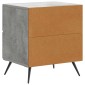 vidaXL Κομοδίνο Γκρι Σκυροδέματος 43 x 34,5 x 47,5 εκ