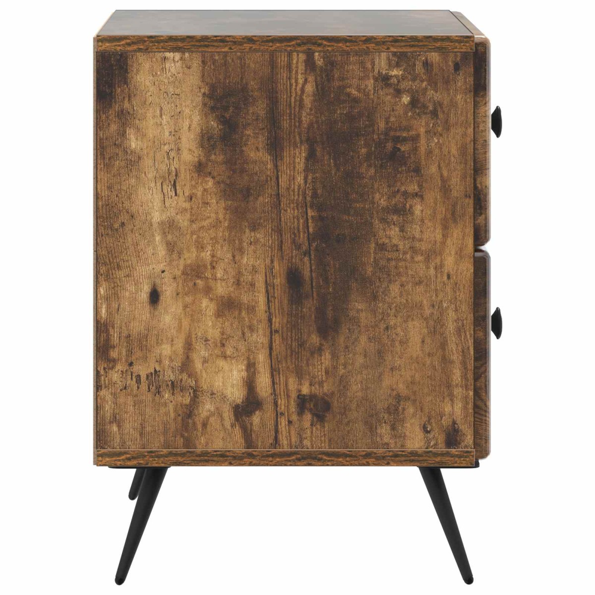 vidaXL Κομοδίνο Καπνισμένο Ξύλο Δρυός 43 x 34,5 x 47,5 εκ