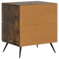 vidaXL Κομοδίνο Καπνισμένο Ξύλο Δρυός 43 x 34,5 x 47,5 εκ
