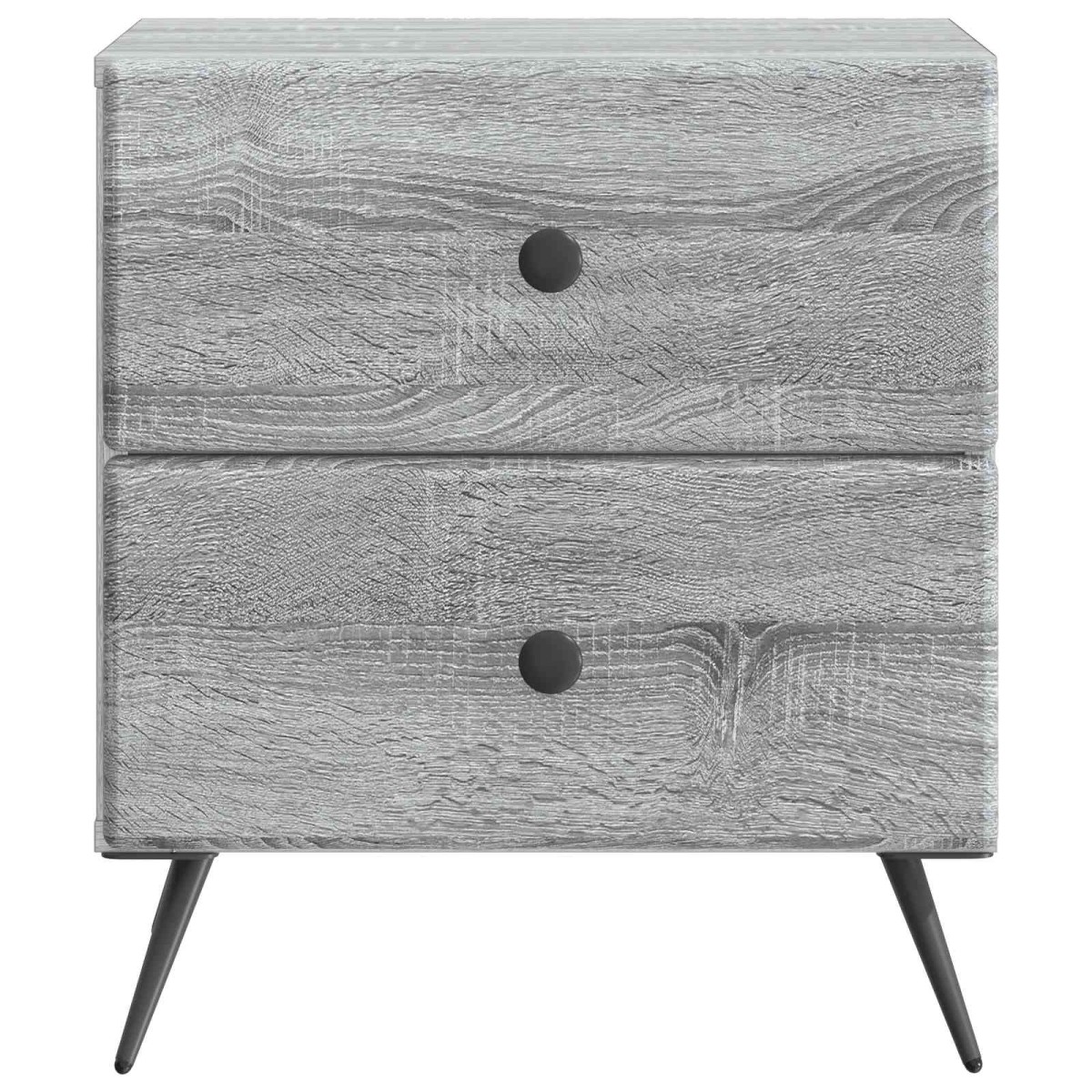 vidaXL Κομοδίνο Γκρι Sonoma 43 x 34,5 x 47,5 εκ Επεξεργασμένο Ξύλο