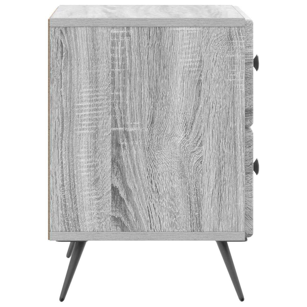 vidaXL Κομοδίνο Γκρι Sonoma 43 x 34,5 x 47,5 εκ Επεξεργασμένο Ξύλο