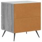 vidaXL Κομοδίνο Γκρι Sonoma 43 x 34,5 x 47,5 εκ Επεξεργασμένο Ξύλο