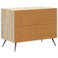 vidaXL Κομοδίνο Sonoma Δρυς 62 x 34,5 x 47,5 εκ Επεξεργασμένο Ξύλο