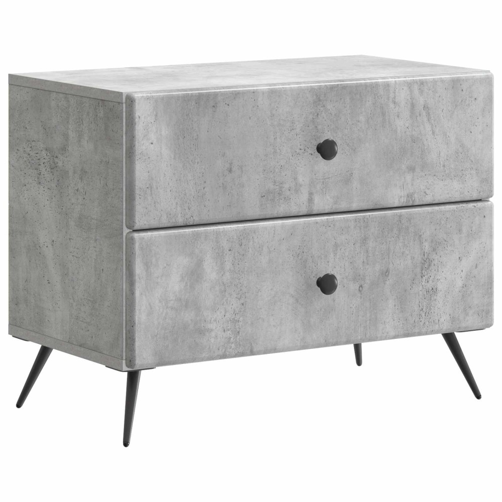 vidaXL Κομοδίνο Γκρι Σκυροδέματος 62 x 34,5 x 47,5 εκ