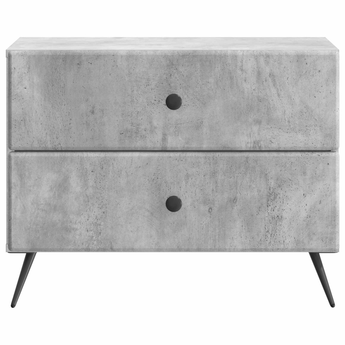 vidaXL Κομοδίνο Γκρι Σκυροδέματος 62 x 34,5 x 47,5 εκ