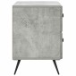 vidaXL Κομοδίνο Γκρι Σκυροδέματος 62 x 34,5 x 47,5 εκ