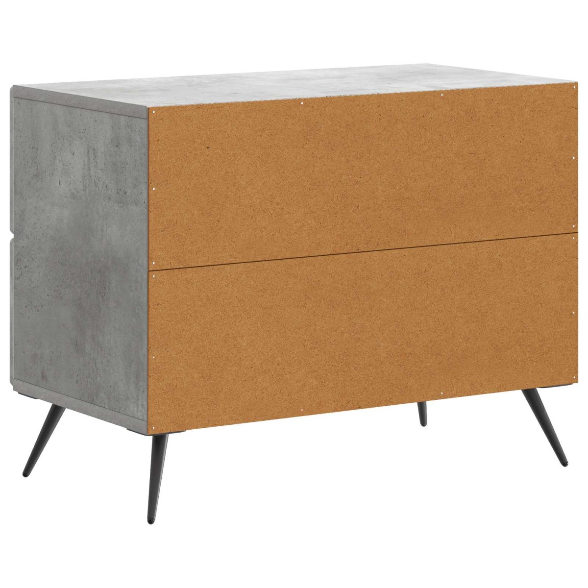 vidaXL Κομοδίνο Γκρι Σκυροδέματος 62 x 34,5 x 47,5 εκ