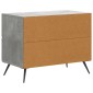 vidaXL Κομοδίνο Γκρι Σκυροδέματος 62 x 34,5 x 47,5 εκ
