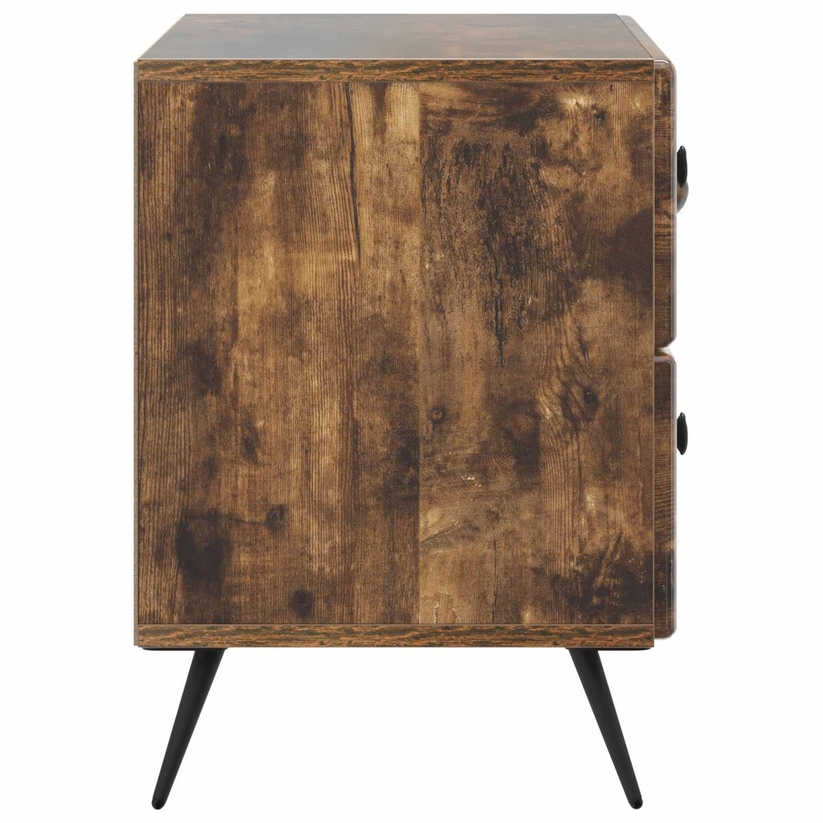 vidaXL Κομοδίνο Καπνισμένο Ξύλο Δρυός 62 x 34,5 x 47,5 εκ