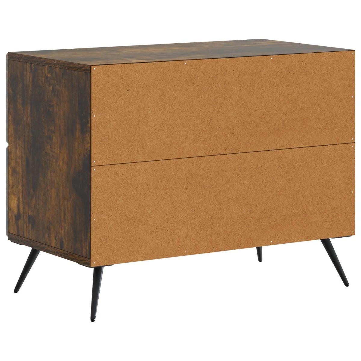 vidaXL Κομοδίνο Καπνισμένο Ξύλο Δρυός 62 x 34,5 x 47,5 εκ