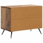 vidaXL Κομοδίνο Παλαιωμένο ξύλο 62 x 34,5 x 47,5 εκ Επεξεργασμένο Ξύλο