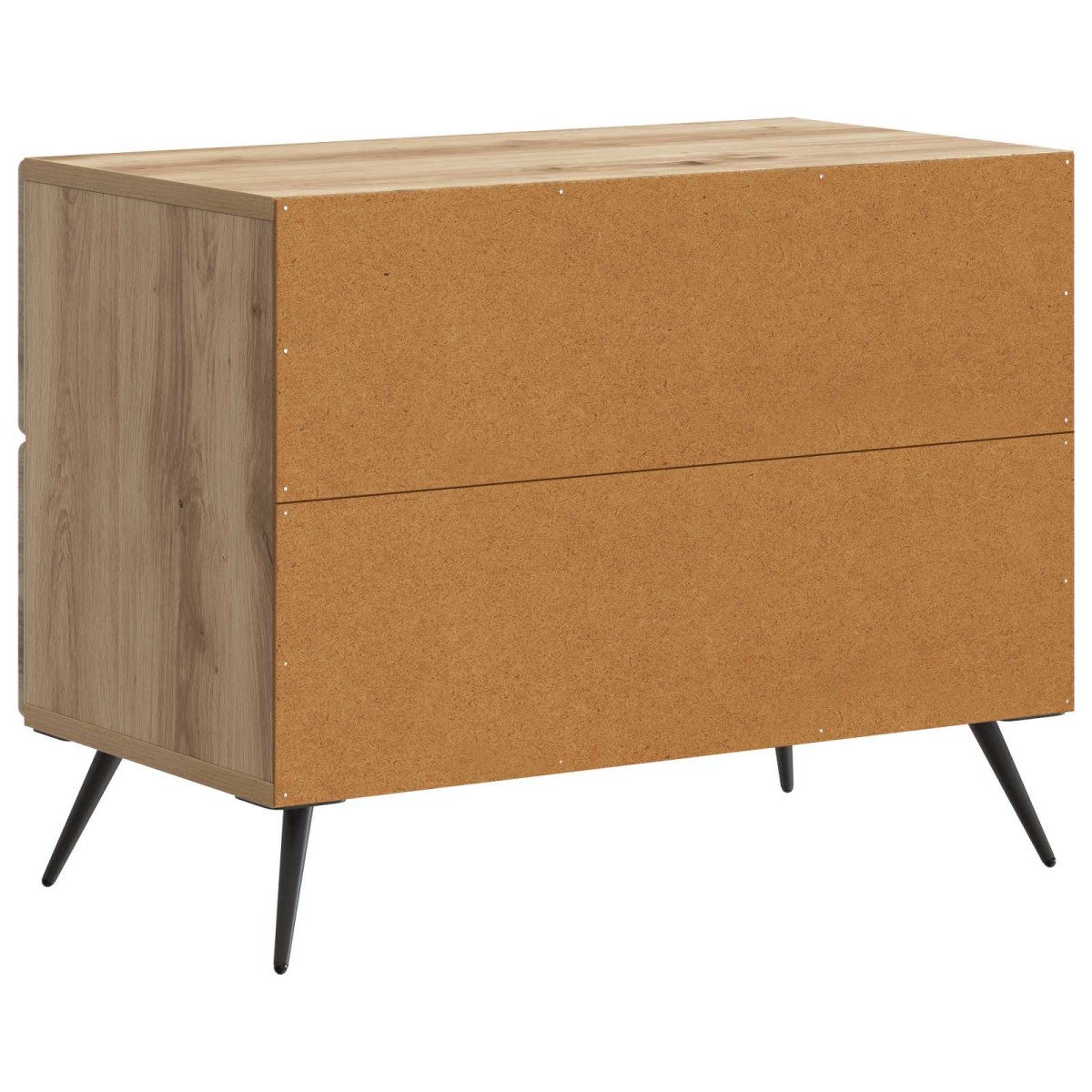 vidaXL Κομοδίνο Artisan Δρυς 62 x 34,5 x 47,5 εκ Επεξεργασμένο Ξύλο