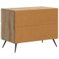 vidaXL Κομοδίνο Artisan Δρυς 62 x 34,5 x 47,5 εκ Επεξεργασμένο Ξύλο
