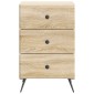 vidaXL Κομοδίνο Sonoma Δρυς 43 x 41 x 66,5 εκ. Επεξεργασμένο Ξύλο