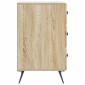 vidaXL Κομοδίνο Sonoma Δρυς 43 x 41 x 66,5 εκ. Επεξεργασμένο Ξύλο