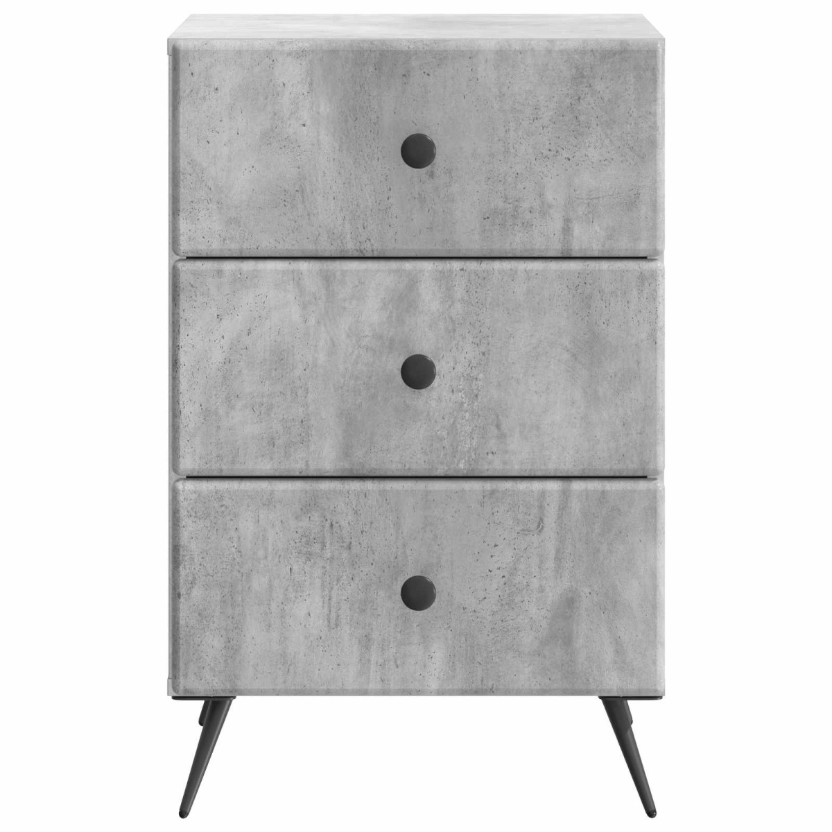 vidaXL Κομοδίνο Γκρι Σκυροδέματος 43 x 41 x 66,5 εκ.