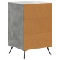 vidaXL Κομοδίνο Γκρι Σκυροδέματος 43 x 41 x 66,5 εκ.