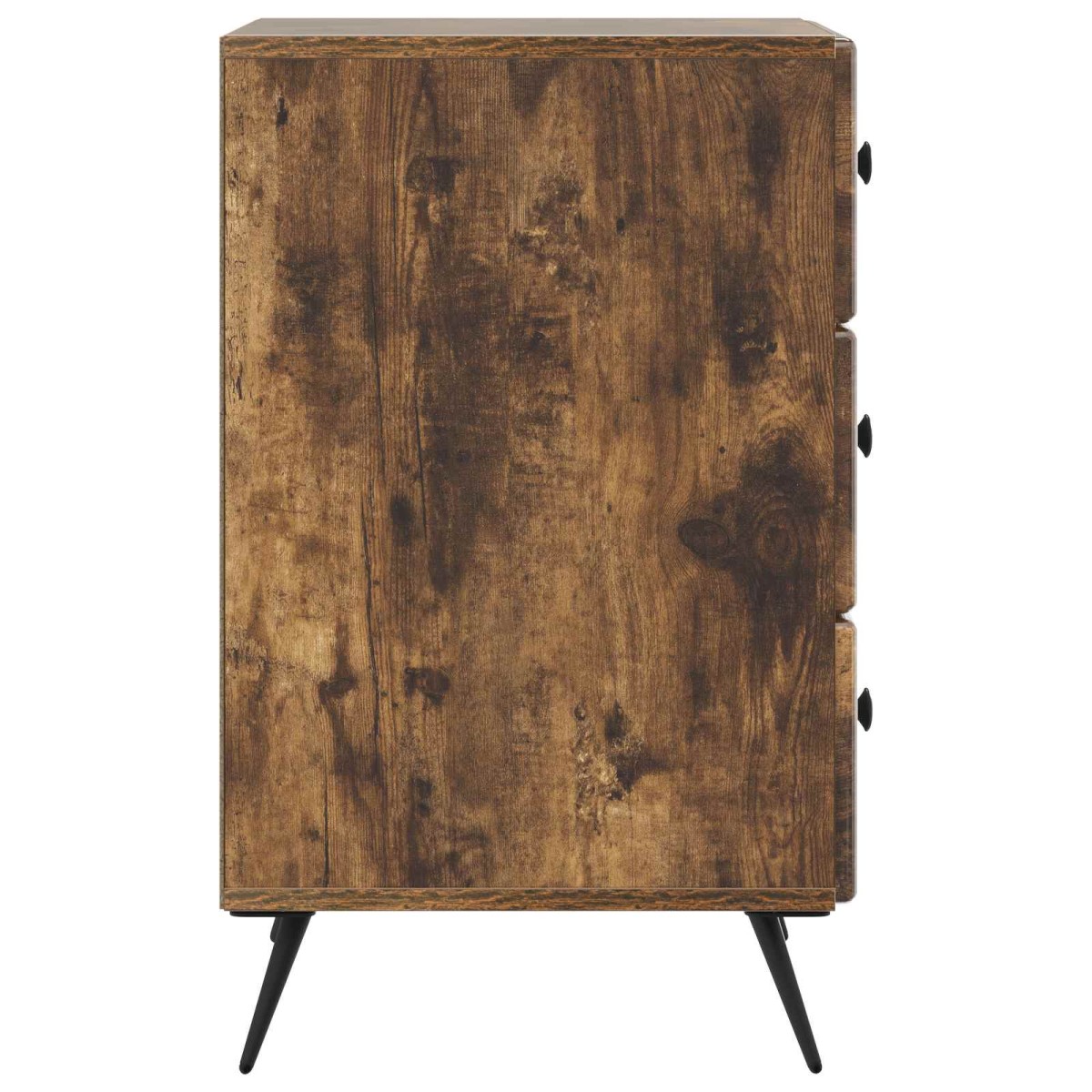 vidaXL Κομοδίνο Καπνισμένο Ξύλο Δρυός 43 x 41 x 66,5 εκ.