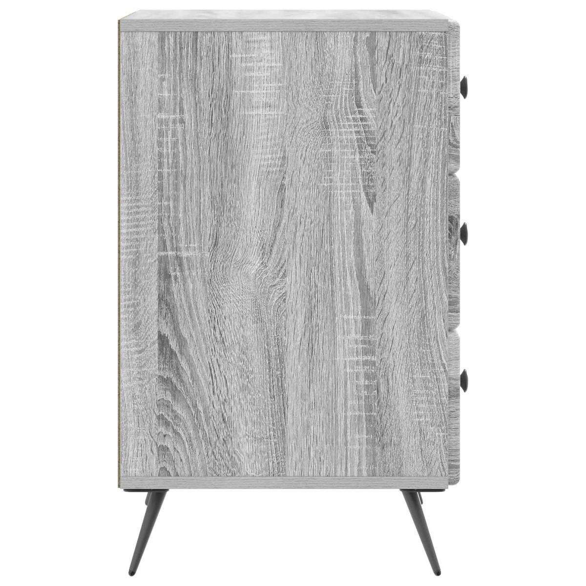 vidaXL Κομοδίνο Γκρι Sonoma 43 x 41 x 66,5 εκ. Επεξεργασμένο Ξύλο