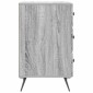 vidaXL Κομοδίνο Γκρι Sonoma 43 x 41 x 66,5 εκ. Επεξεργασμένο Ξύλο