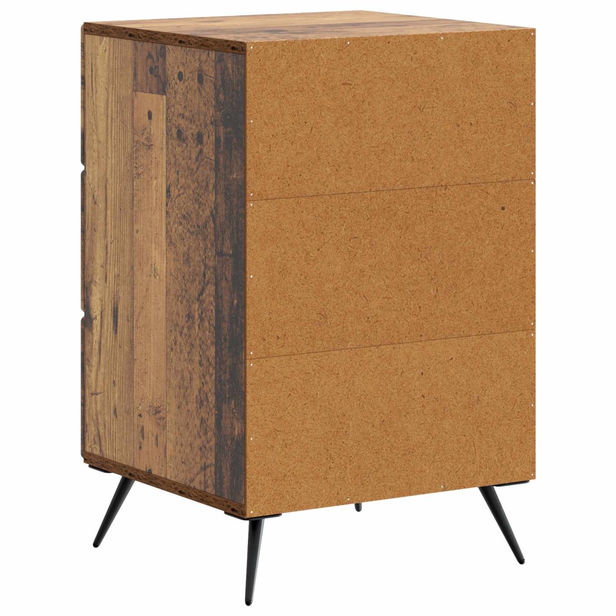 vidaXL Κομοδίνο Παλαιωμένο ξύλο 43 x 41 x 66,5 εκ. Επεξεργασμένο Ξύλο