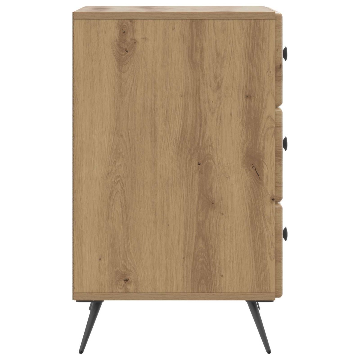 vidaXL Κομοδίνο Artisan Δρυς 43 x 41 x 66,5 εκ. Επεξεργασμένο Ξύλο
