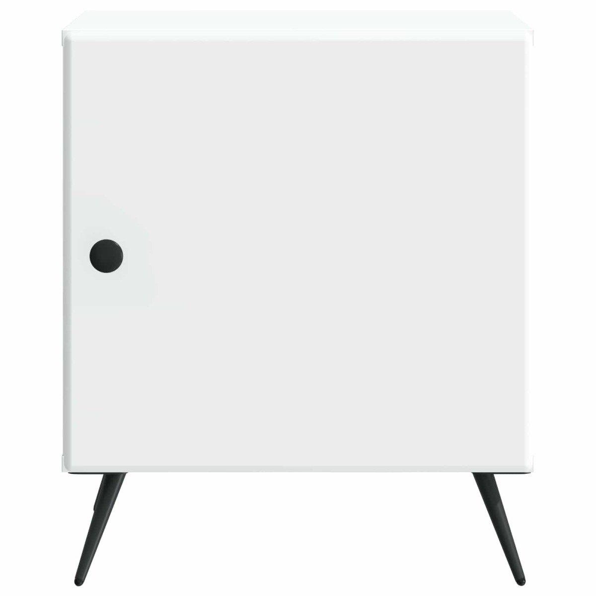 vidaXL Κομοδίνο 2 τμχ. Λευκό 43 x 34,5 x 50 εκ Επεξεργασμένο Ξύλο