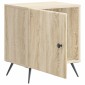 vidaXL Κομοδίνο Sonoma Δρυς 43 x 34,5 x 50 εκ Επεξεργασμένο Ξύλο