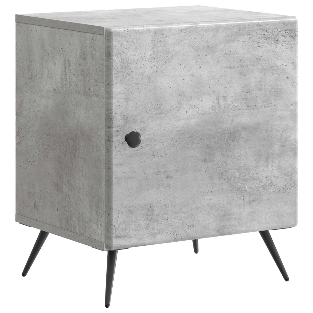 vidaXL Κομοδίνο Γκρι Σκυροδέματος 43 x 34,5 x 50 εκ Επεξεργασμένο Ξύλο