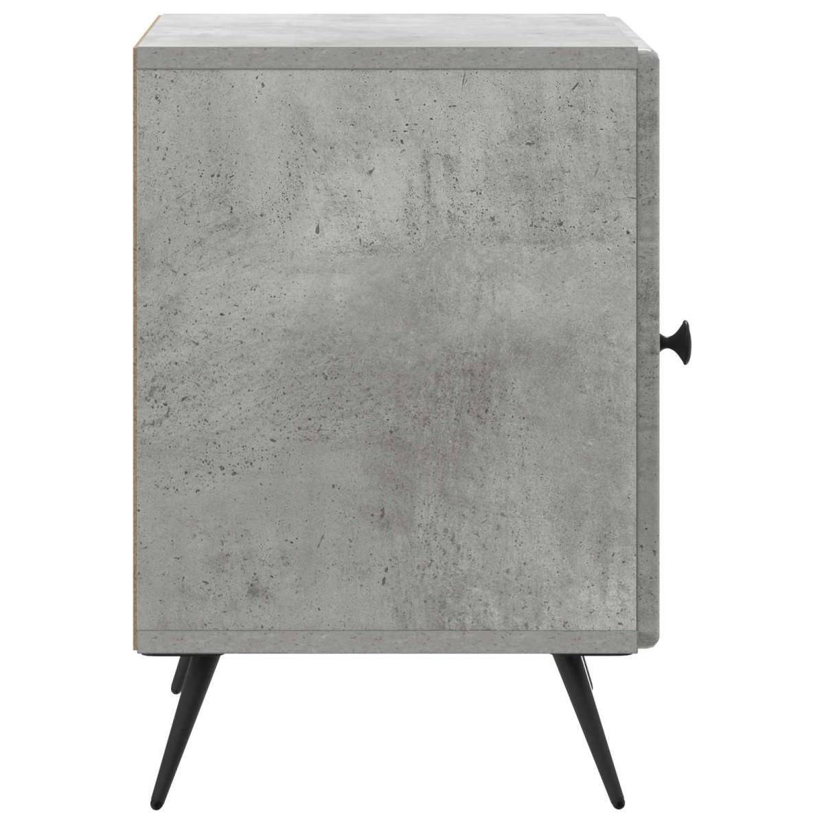 vidaXL Κομοδίνο Γκρι Σκυροδέματος 43 x 34,5 x 50 εκ Επεξεργασμένο Ξύλο