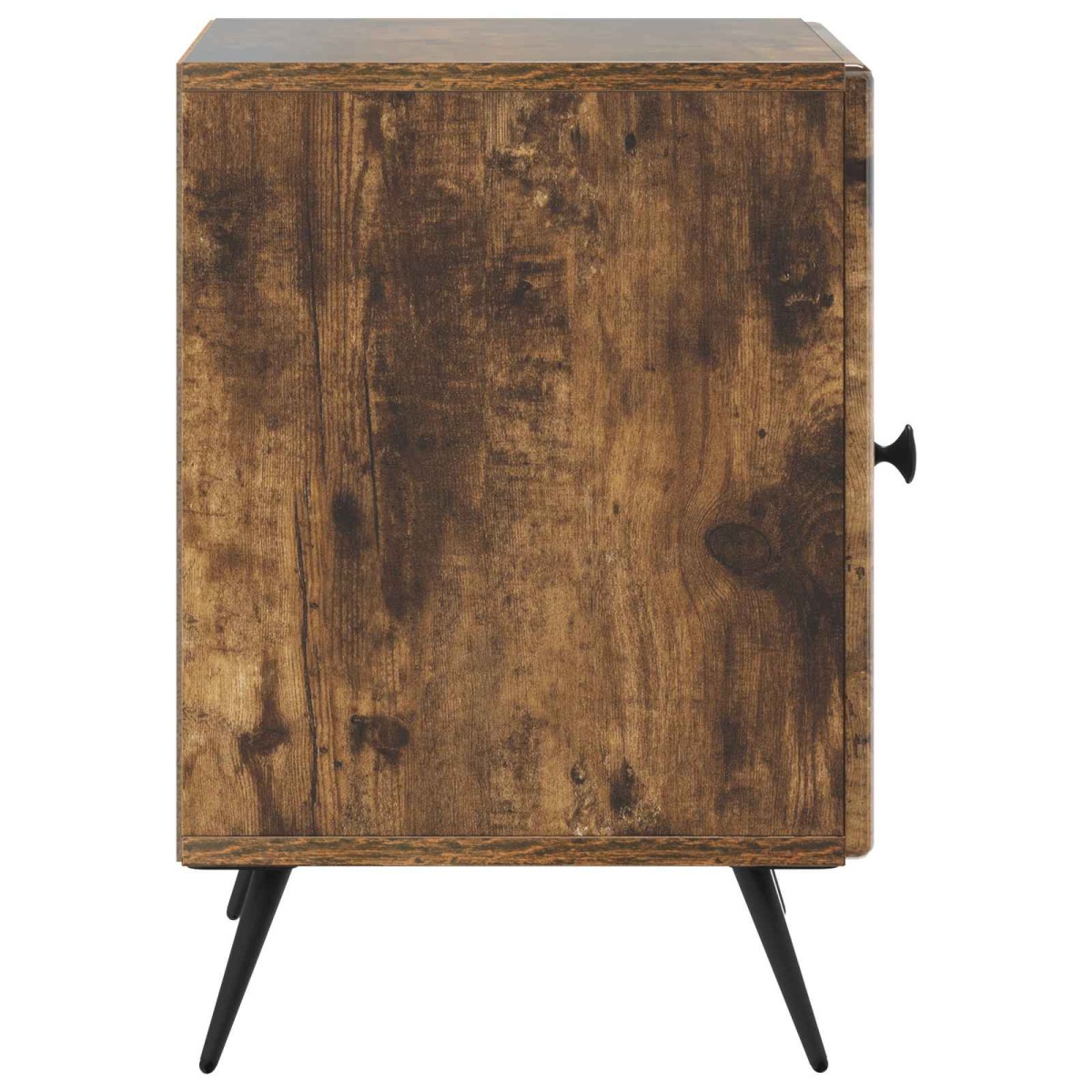 vidaXL Κομοδίνο Καπνισμένο Ξύλο Δρυός 43 x 34,5 x 50 εκ