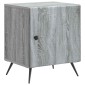 vidaXL Κομοδίνο Γκρι Sonoma 43 x 34,5 x 50 εκ Επεξεργασμένο Ξύλο