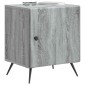 vidaXL Κομοδίνο Γκρι Sonoma 43 x 34,5 x 50 εκ Επεξεργασμένο Ξύλο