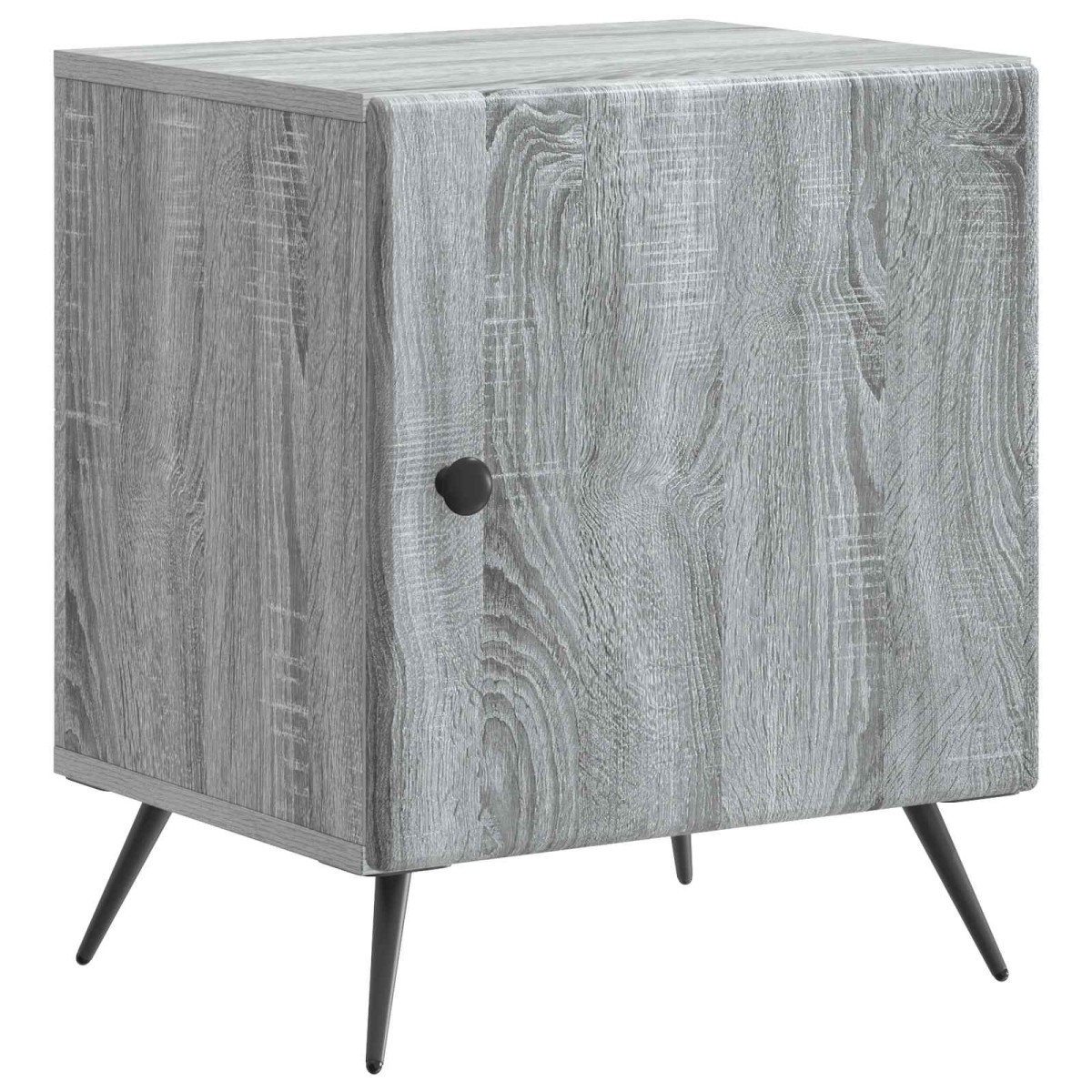 vidaXL Κομοδίνο 2 τμχ. Γκρι Sonoma 43 x 34,5 x 50 εκ