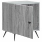 vidaXL Κομοδίνο 2 τμχ. Γκρι Sonoma 43 x 34,5 x 50 εκ