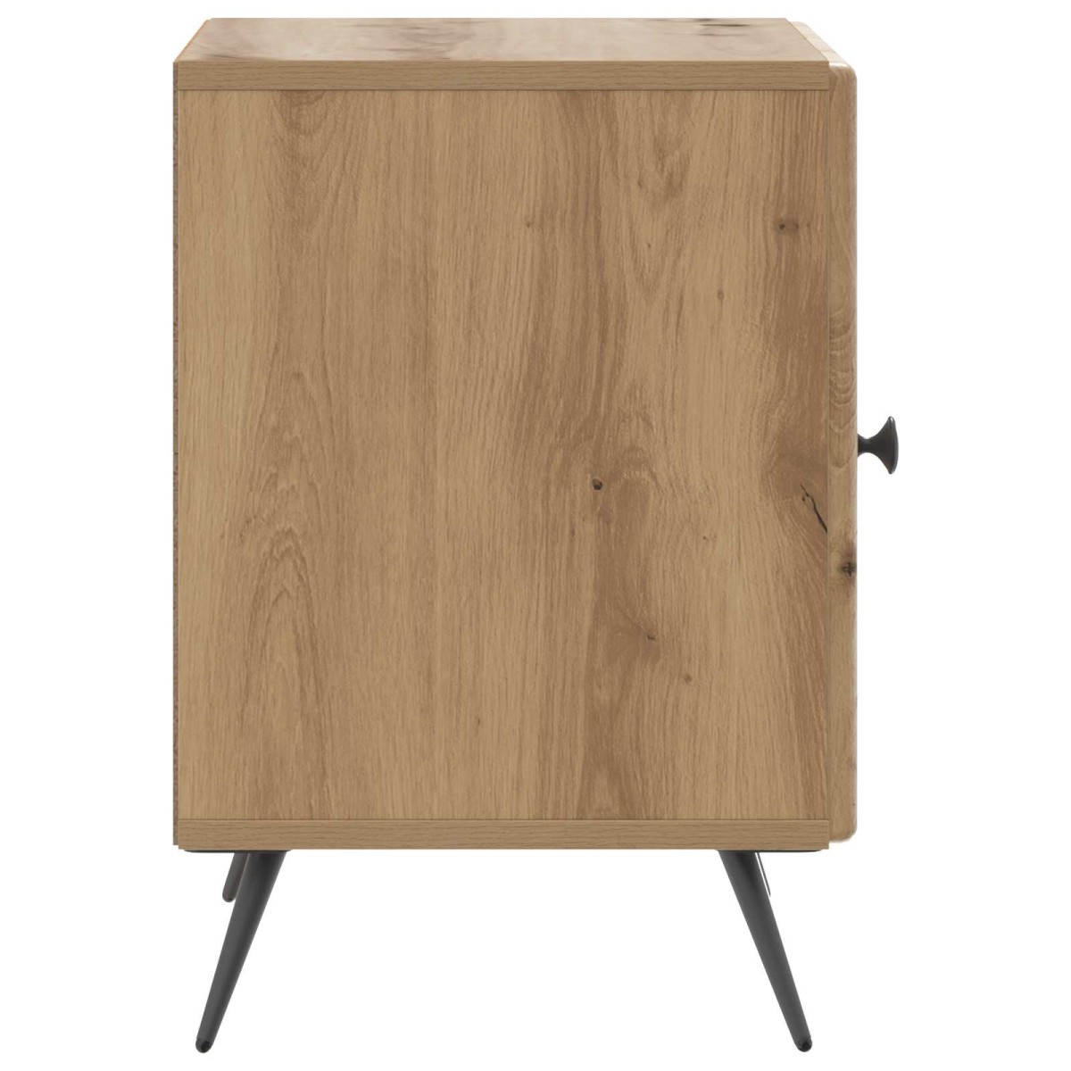 vidaXL Κομοδίνο Artisan Δρυς 43 x 34,5 x 50 εκ Επεξεργασμένο Ξύλο