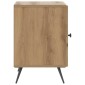 vidaXL Κομοδίνο Artisan Δρυς 43 x 34,5 x 50 εκ Επεξεργασμένο Ξύλο