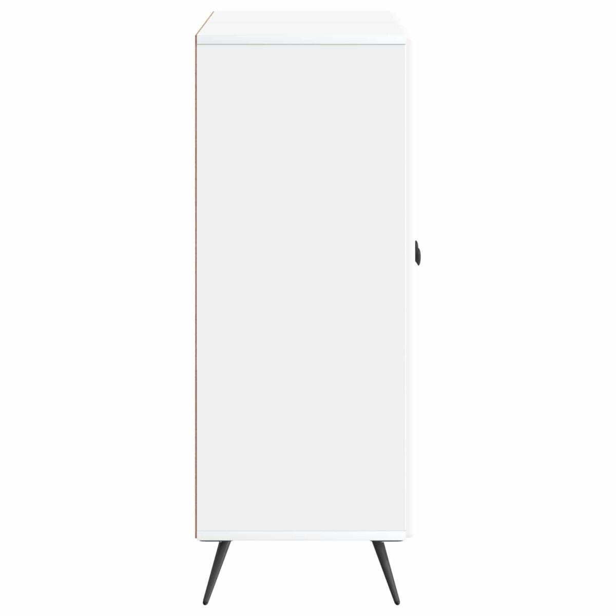 vidaXL Πλαϊνό γραφείο Λευκό 66 x 34,5 x 90 εκ Επεξεργασμένο Ξύλο