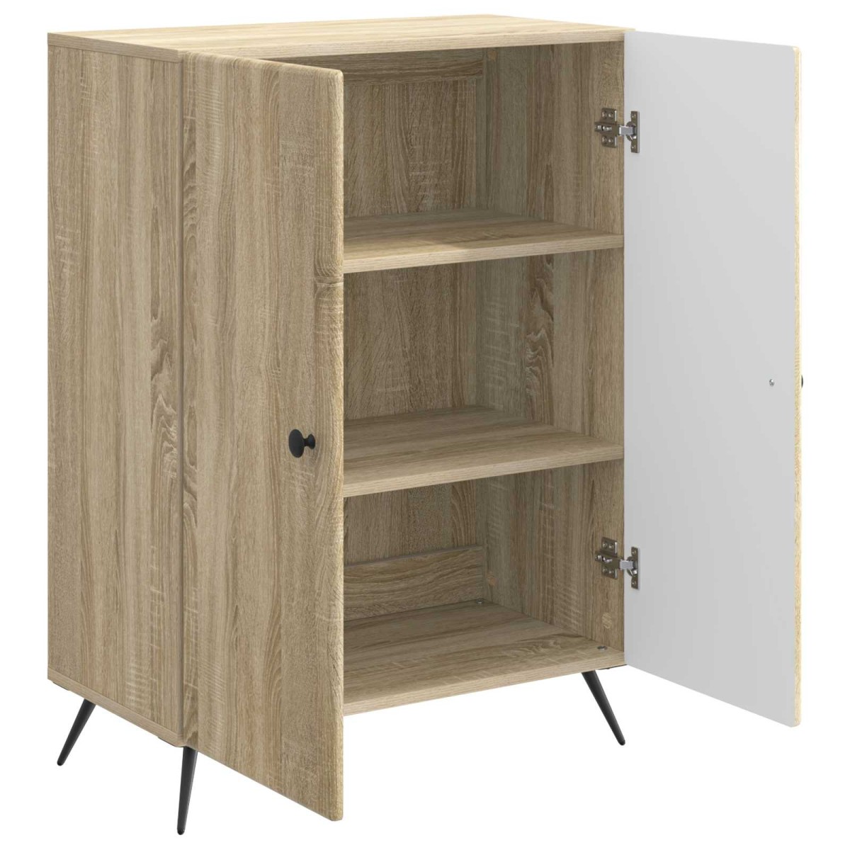 vidaXL Πλαϊνό γραφείο Sonoma Δρυς 66 x 34,5 x 90 εκ Επεξεργασμένο Ξύλο