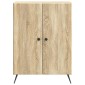 vidaXL Πλαϊνό γραφείο Sonoma Δρυς 66 x 34,5 x 90 εκ Επεξεργασμένο Ξύλο