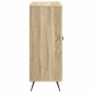 vidaXL Πλαϊνό γραφείο Sonoma Δρυς 66 x 34,5 x 90 εκ Επεξεργασμένο Ξύλο