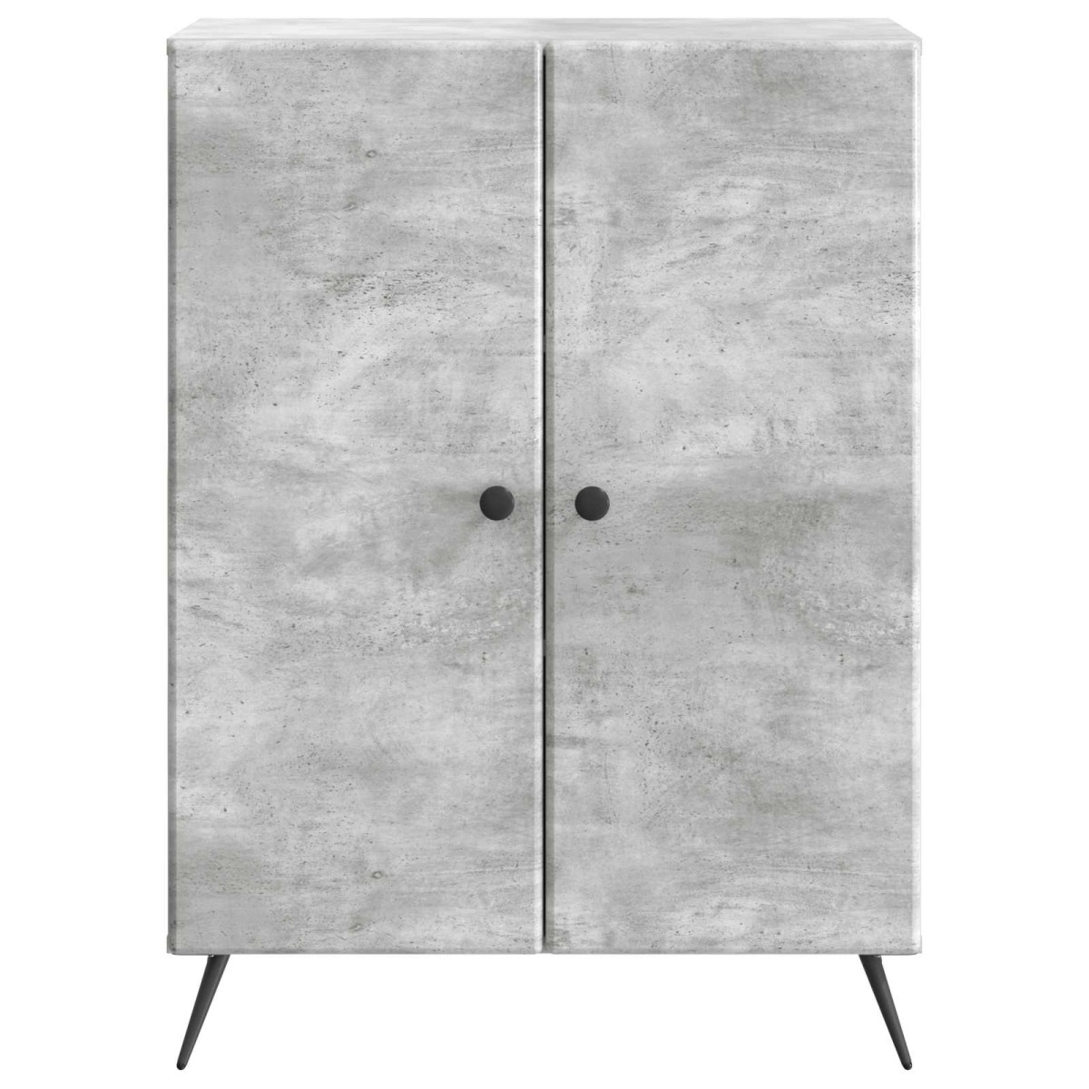 vidaXL Πλαϊνό γραφείο Γκρι Σκυροδέματος 66 x 34,5 x 90 εκ