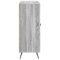 vidaXL Πλαϊνό γραφείο Γκρι Sonoma 66 x 34,5 x 90 εκ Επεξεργασμένο Ξύλο
