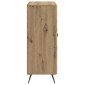 vidaXL Πλαϊνό γραφείο Artisan Δρυς 66 x 34,5 x 90 εκ