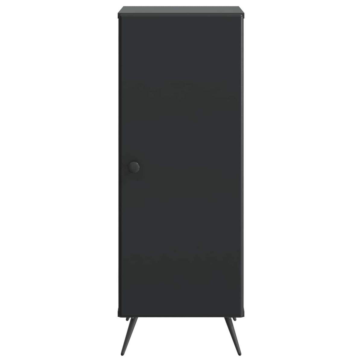 vidaXL Πλαϊνό γραφείο Μαύρο 33 x 34,5 x 90 εκ Επεξεργασμένο Ξύλο