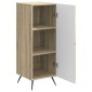 vidaXL Πλαϊνό γραφείο Sonoma Δρυς 33 x 34,5 x 90 εκ Επεξεργασμένο Ξύλο