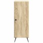 vidaXL Πλαϊνό γραφείο Sonoma Δρυς 33 x 34,5 x 90 εκ Επεξεργασμένο Ξύλο