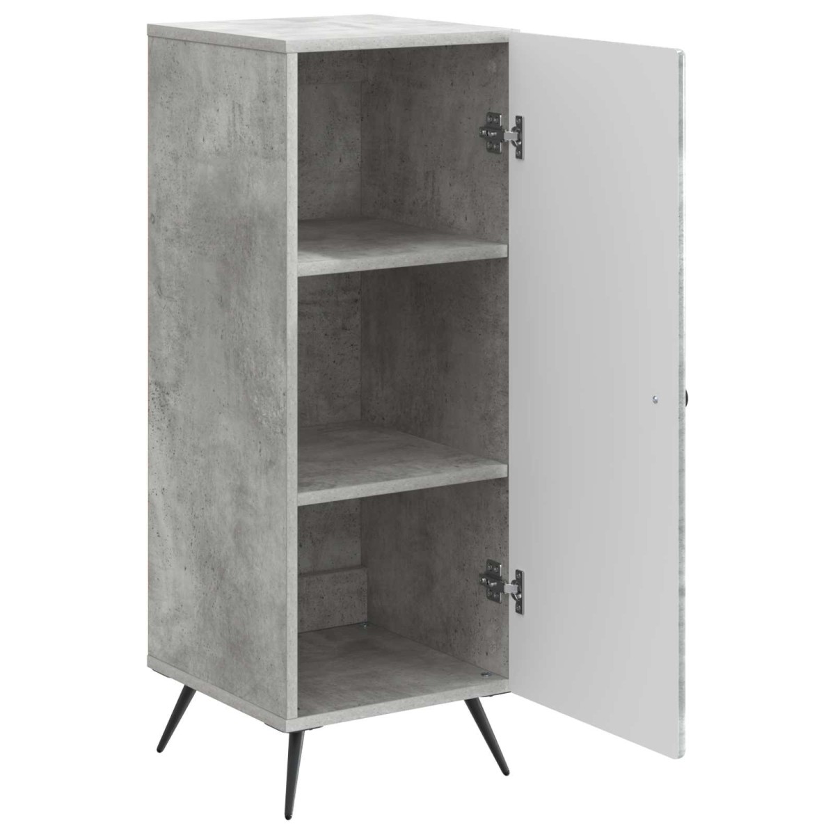 vidaXL Πλαϊνό γραφείο Γκρι Σκυροδέματος 33 x 34,5 x 90 εκ