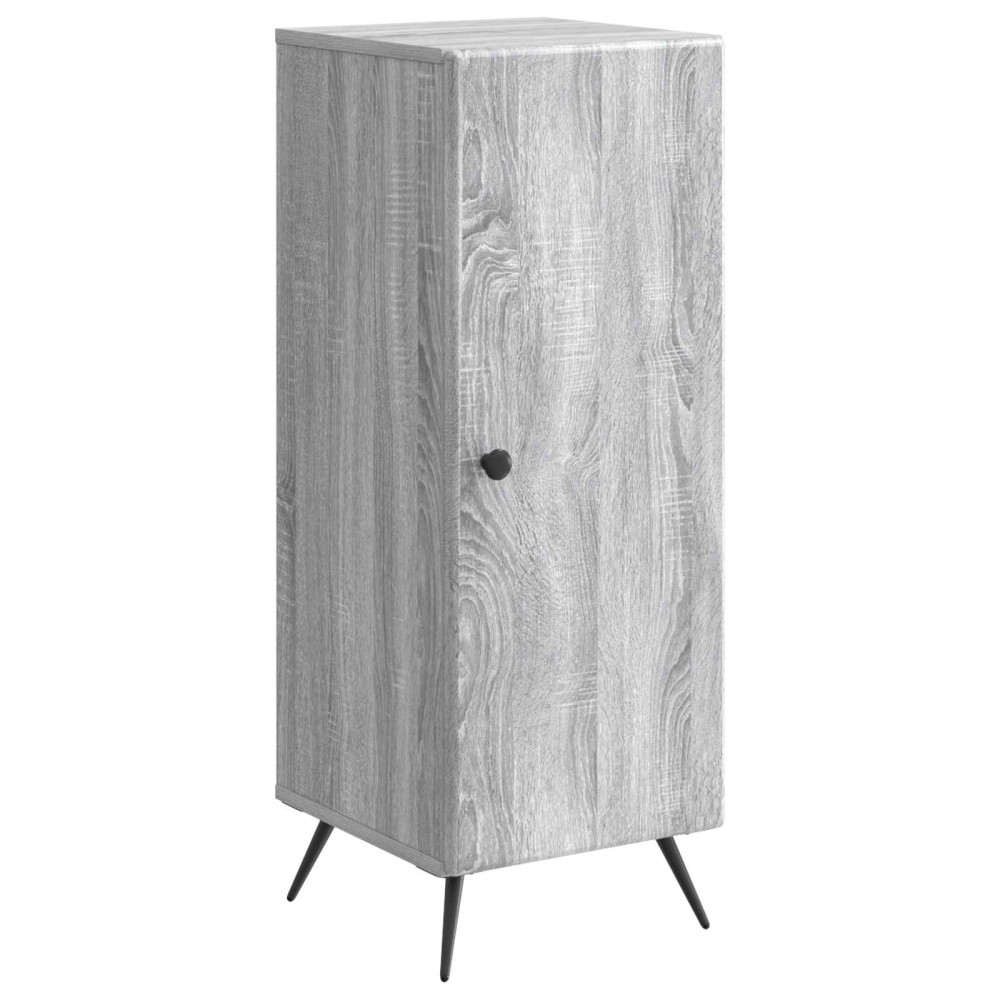 vidaXL Πλαϊνό γραφείο Γκρι Sonoma 33 x 34,5 x 90 εκ Επεξεργασμένο Ξύλο